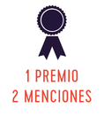1 premio y 2 menciones