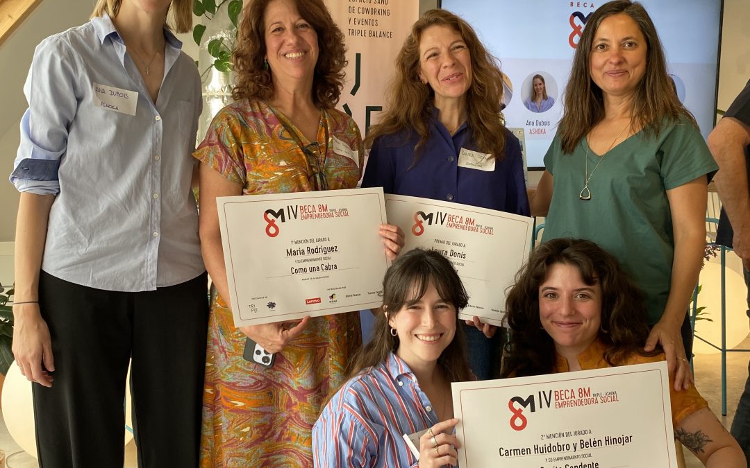 Conoce a la ganadora y finalistas de la Beca 8M Emprendedora Social 2026